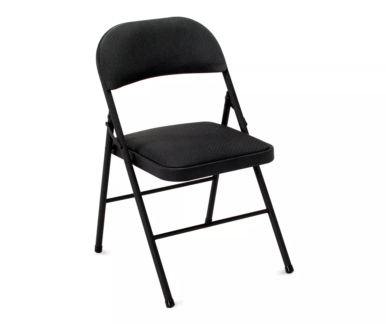 COSCO Black Padded Fabric Folding Chair 3 COSCO Black Padded Fabric Folding Chair