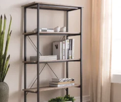 Real Living Rustic 5-Shelf Bookcase 18 Real Living Rustic 5-Shelf Bookcase -Furniture Series Sales 810343917 2