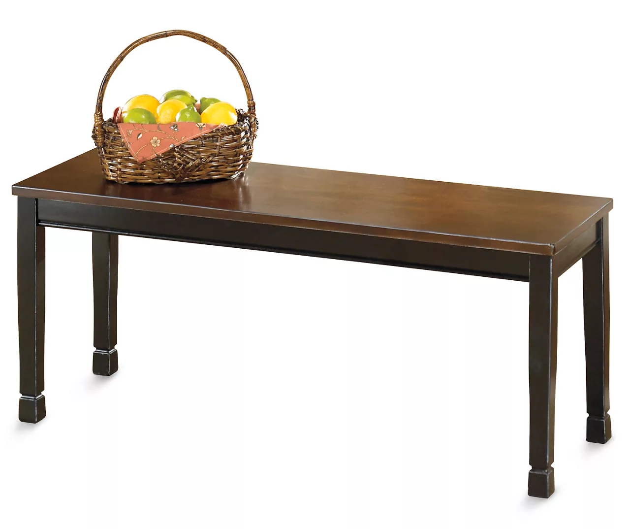Owingsville Black & Brown Dining Bench 3 Owingsville Black & Brown Dining Bench