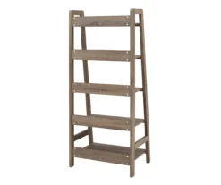 Margo Gray 5-Shelf Ladder Bookcase -Furniture Series Sales 810386286 A2