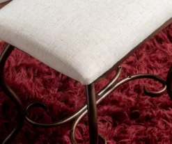 Heather Metal Adjustable Mirror Vanity Set With Stool -Furniture Series Sales 810389409 A8 9