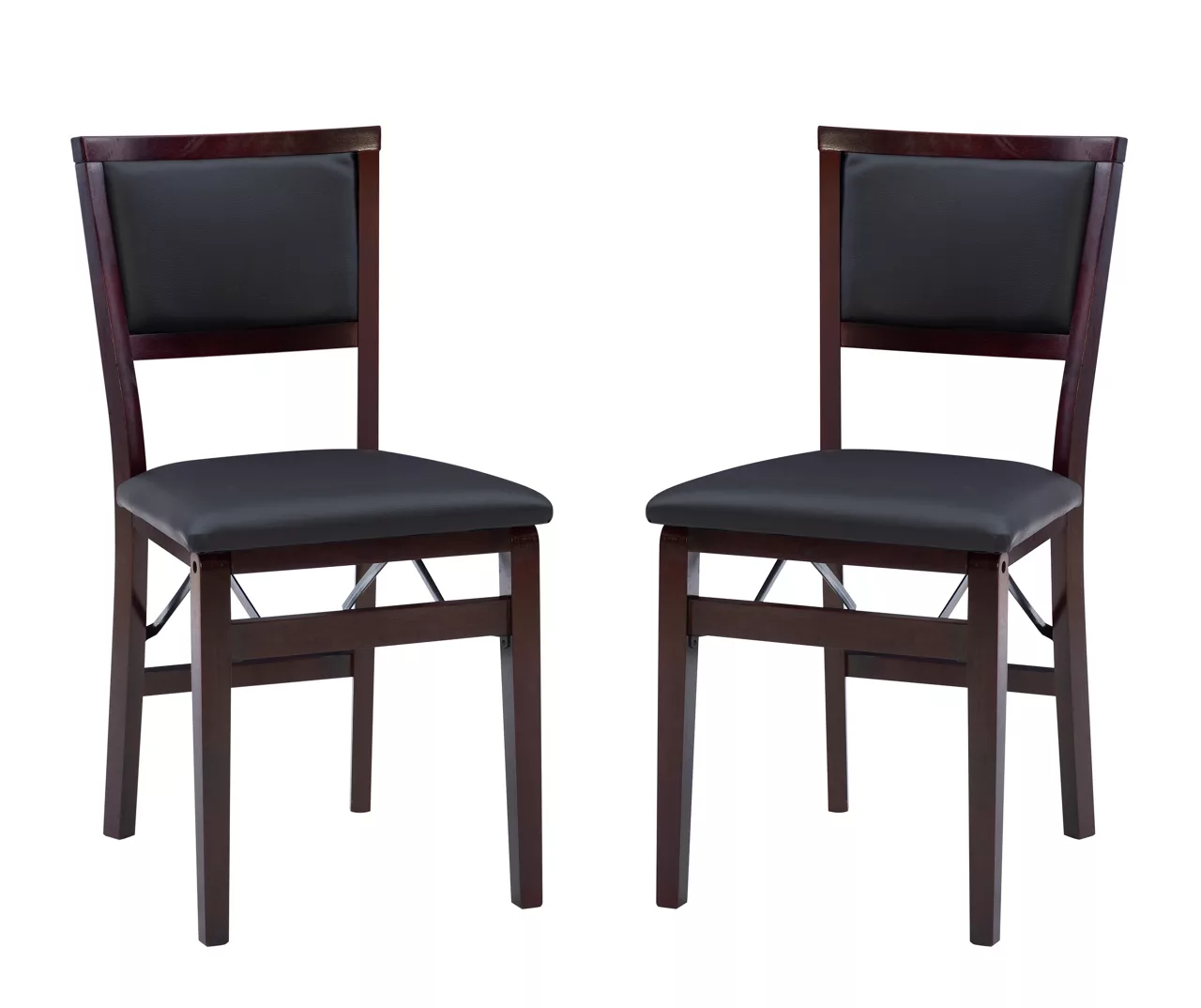 Brown Classic Open Back Folding Chairs, 2-Pack 5 Brown Classic Open Back Folding Chairs, 2-Pack - Image 3
