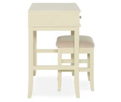 Caroline Cream Mirror Vanity Set With Stool -Furniture Series Sales 810389506 4