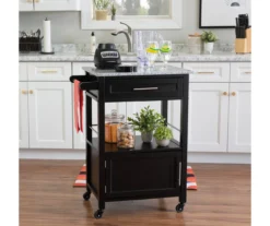 Ree Black Granite Top Kitchen Cart With Storage -Furniture Series Sales 810389519 A0 4