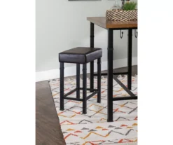 Luke Industrial 3-Piece Pub Table Set With Hooks -Furniture Series Sales 810389576 A0 8