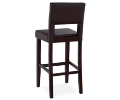 30" Brown Open Back Barstool 9 30" Brown Open Back Barstool -Furniture Series Sales 810389581 3