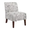 Shelby Script Armless Accent Chair -Furniture Series Sales 810389655 1 3