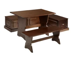 Cannon Walnut Backless Breakfast Nook -Furniture Series Sales 810389665 A0 1