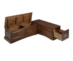 Cannon Walnut Backless Breakfast Nook -Furniture Series Sales 810389665 A8 2