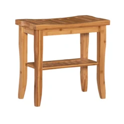 18" Pierce Bamboo Bathroom Stool -Furniture Series Sales 810389685 2