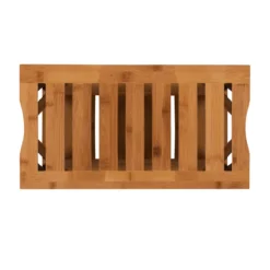 18" Pierce Bamboo Bathroom Stool -Furniture Series Sales 810389685 5