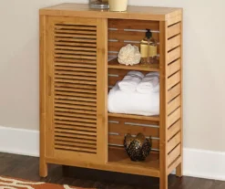 Pierce Bamboo Sliding Door Floor Cabinet -Furniture Series Sales 810389687 4