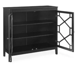 Ava Black Geometric 2-Door Cabinet 7 Ava Black Geometric 2-Door Cabinet -Furniture Series Sales 810389696 2
