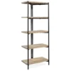 Charter Oak 5-Shelf Bookcase 1 Charter Oak 5-Shelf Bookcase -Furniture Series Sales 810406230 1