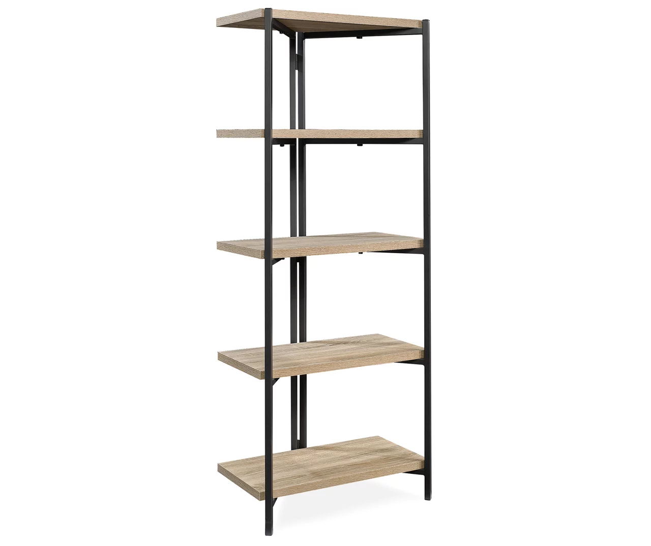 Charter Oak 5-Shelf Bookcase 3 Charter Oak 5-Shelf Bookcase