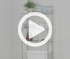 Polished Pewter Over-the-Toilet Space Saver 11 Polished Pewter Over-the-Toilet Space Saver -Furniture Series Sales 810418048 V0