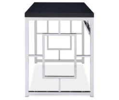 Alize Chrome Geometric Desk -Furniture Series Sales 810422879 3