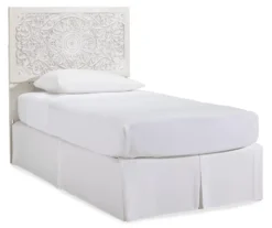 Paxberry Whitewash Carved Medallion Twin Headboard -Furniture Series Sales 810458222 2