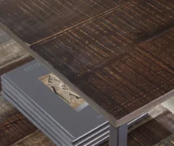 Lamoney Gray, White & Brown Slat Console Table -Furniture Series Sales 810458257 4