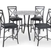 Faux Marble 5-Piece Pub Dining Set -Furniture Series Sales 810464326