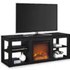 59" Roxbury Black Electric Fireplace Console 1 59" Roxbury Black Electric Fireplace Console -Furniture Series Sales 810465038 2