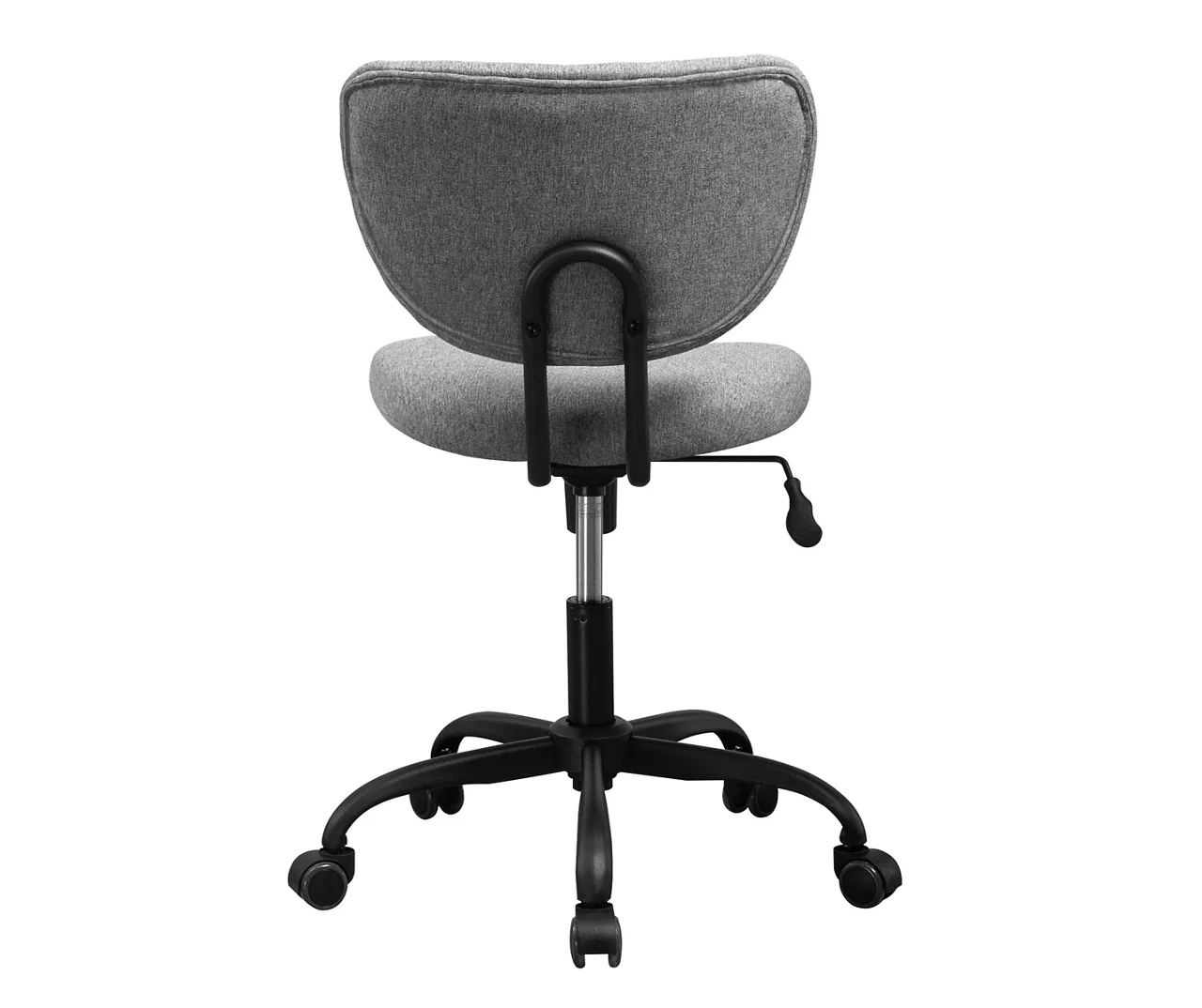 Gray Fabric Office Chair 6 Gray Fabric Office Chair - Image 4