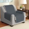 Gray Reversible Chair & Recliner Furniture Protector -Furniture Series Sales 810498225 1