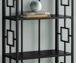 Black Square 4-Shelf Bookcase -Furniture Series Sales 810502794 4