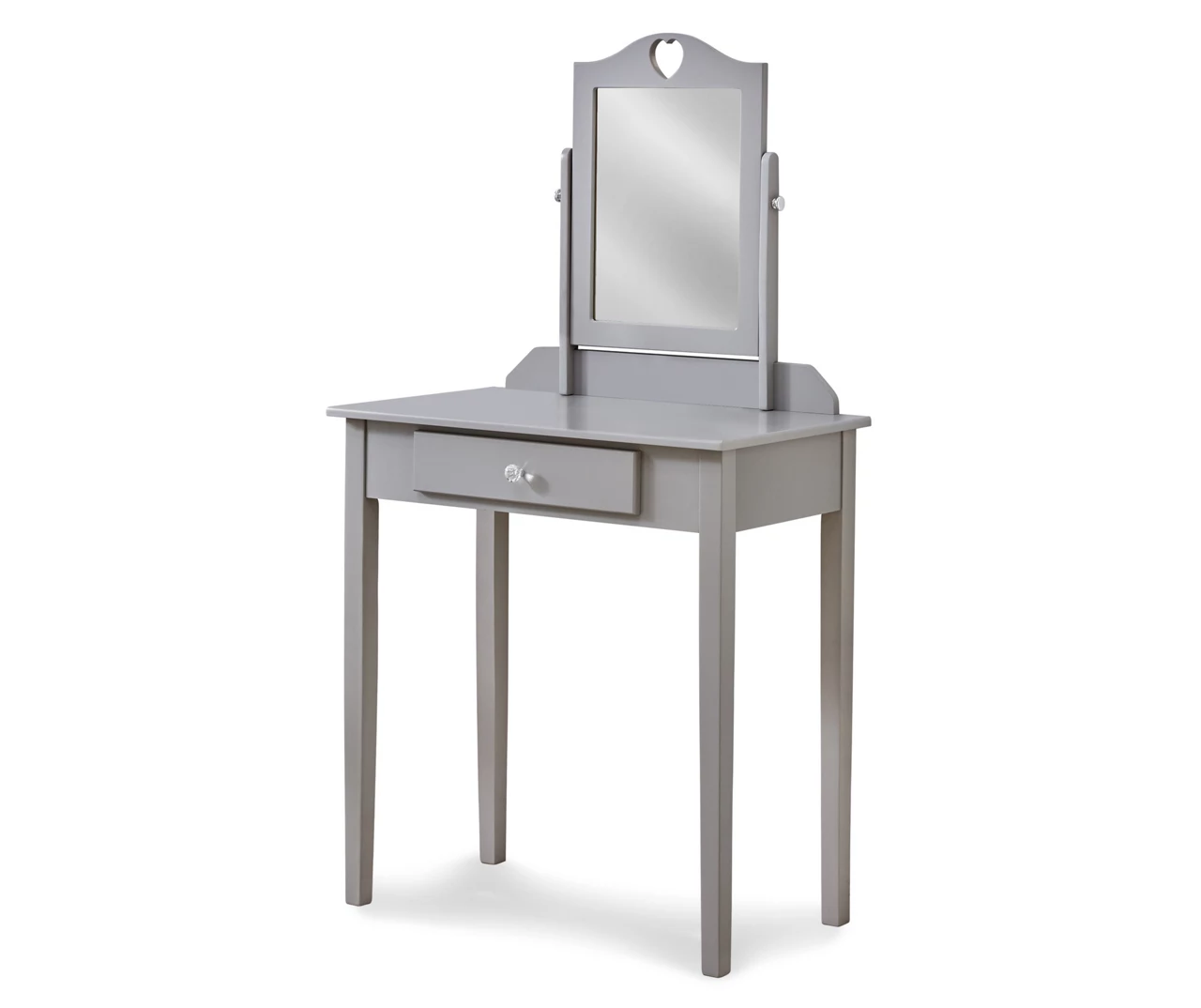 Gray Vanity Table With Mirror 4 Gray Vanity Table With Mirror - Image 2