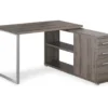 Dark Taupe Reversible L-Shaped Corner Desk -Furniture Series Sales 810512939 2
