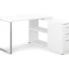 White Reversible L-Shaped Corner Desk -Furniture Series Sales 810512940 2