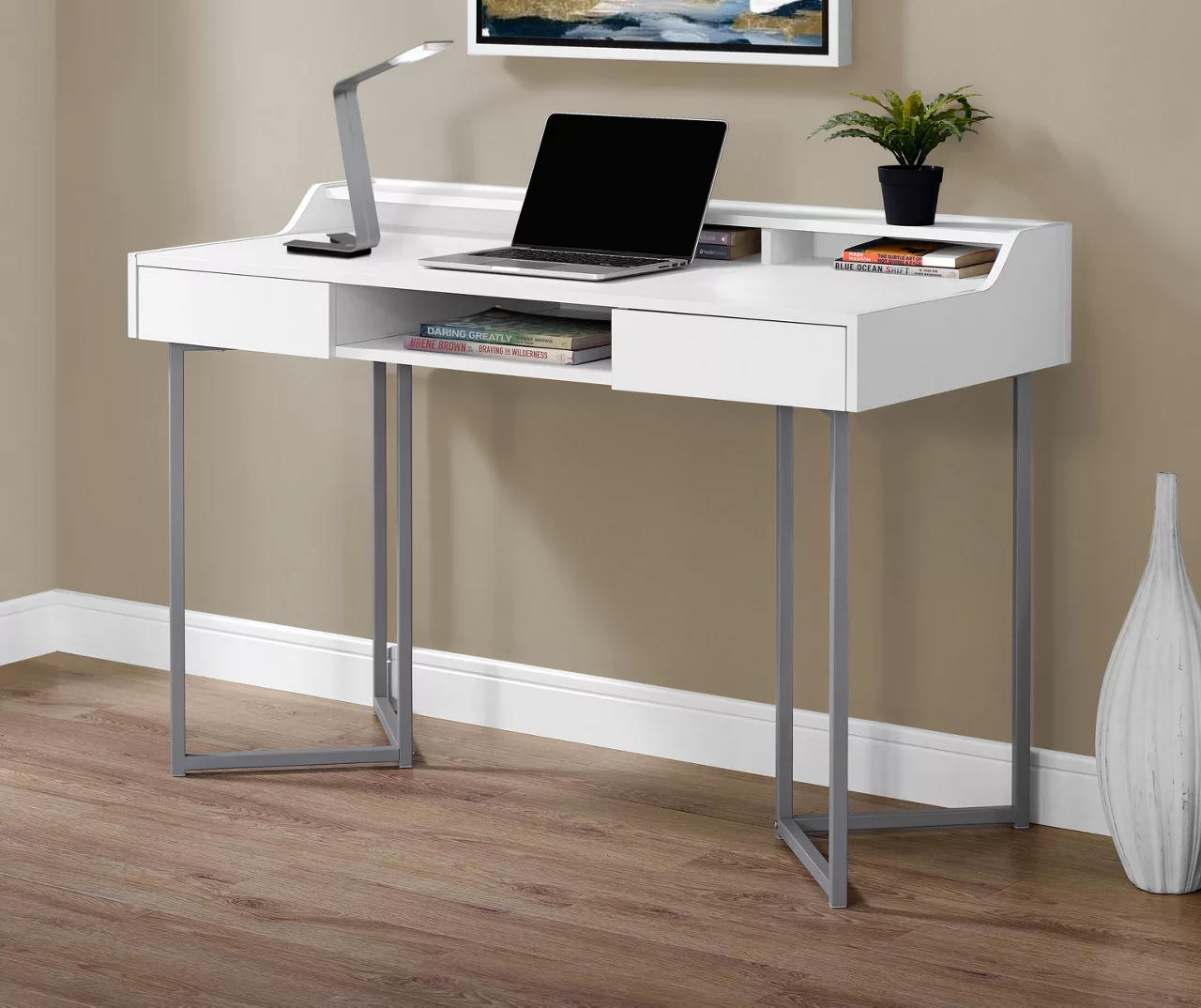 Monarch Office Desk With Riser 9 Monarch Office Desk With Riser - Image 7