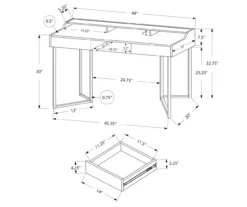 Monarch Office Desk With Riser 15 Monarch Office Desk With Riser -Furniture Series Sales 810512967 3