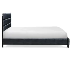 Black Hudson Queen Leather Upholstered Bed 21 Black Hudson Queen Leather Upholstered Bed -Furniture Series Sales 810513493 10