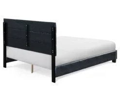 Black Hudson Queen Leather Upholstered Bed 23 Black Hudson Queen Leather Upholstered Bed -Furniture Series Sales 810513493 12