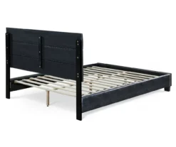 Black Hudson Queen Leather Upholstered Bed 22 Black Hudson Queen Leather Upholstered Bed -Furniture Series Sales 810513493 13