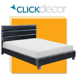 Black Hudson Queen Leather Upholstered Bed 28 Black Hudson Queen Leather Upholstered Bed -Furniture Series Sales 810513493