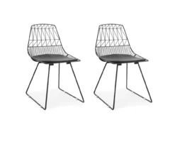 Vivi Metal Dining Chairs, 2-Pack -Furniture Series Sales 810513497 1