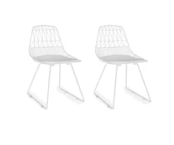 Vivi Metal Dining Chairs, 2-Pack -Furniture Series Sales 810513498 1