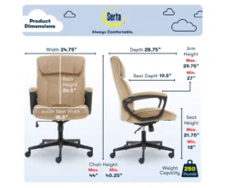 Serta Hannah Office Chair -Furniture Series Sales 810513511 A0 3