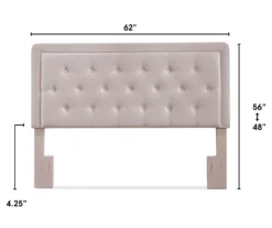 Mauve Amery Upholstered Queen Headboard -Furniture Series Sales 810513524 4