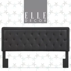 Charcoal Gray Amery Upholstered King Headboard 25 Charcoal Gray Amery Upholstered King Headboard -Furniture Series Sales 810513527