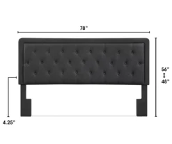 Charcoal Gray Amery Upholstered King Headboard 24 Charcoal Gray Amery Upholstered King Headboard -Furniture Series Sales 810513527 4