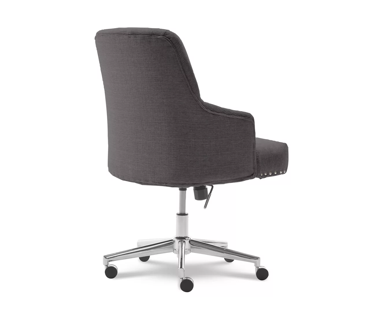 Leighton Dark Gray Memory Foam Fabric Office Chair 5 Leighton Dark Gray Memory Foam Fabric Office Chair - Image 3