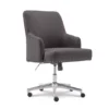 Leighton Dark Gray Memory Foam Fabric Office Chair 2 Leighton Dark Gray Memory Foam Fabric Office Chair -Furniture Series Sales 810513537 2