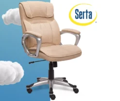 Fawn Tan Linen Executive Office Chair 17 Fawn Tan Linen Executive Office Chair -Furniture Series Sales 810513549