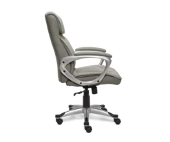 Glacial Gray Linen Executive Office Chair 12 Glacial Gray Linen Executive Office Chair -Furniture Series Sales 810513550 5