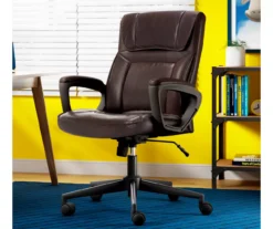 Hannah Brown Bonded Leather Office Chair 24 Hannah Brown Bonded Leather Office Chair -Furniture Series Sales 810513551 A0 12