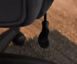 Hannah Charcoal Gray Microfiber Office Chair 38 Hannah Charcoal Gray Microfiber Office Chair -Furniture Series Sales 810513553 7