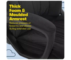 Hannah Charcoal Gray Microfiber Office Chair 29 Hannah Charcoal Gray Microfiber Office Chair -Furniture Series Sales 810513553 A0 7